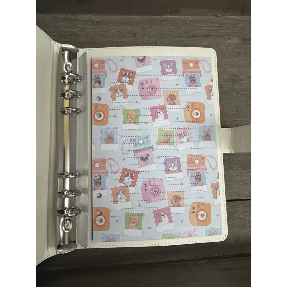 Dog Lover A5 Binder w/ matching paper